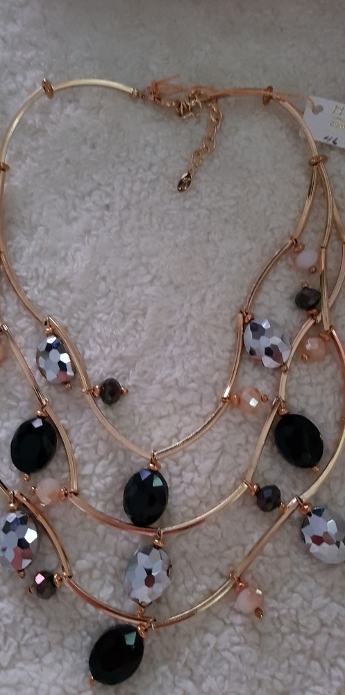Gorgeous Bead Necklace 3 layers